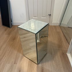 Glass nightstand