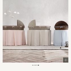 Restoration Hardware Bassinet Pink 