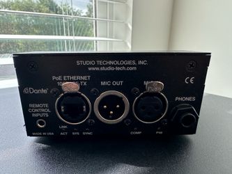 Studio Technologies Model 204 Announcer’s Console – Dante / PoE (Excellent Condition)