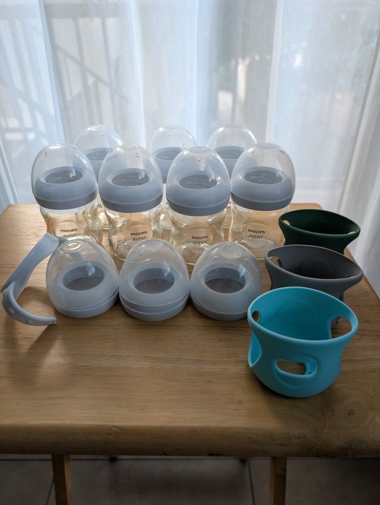 Philips Avent Glass Bottles, Evenflo/Pigeon Nipples, Munchkin Dishwasher Basket 