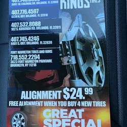 ALIGNMENT ONLY $24.99