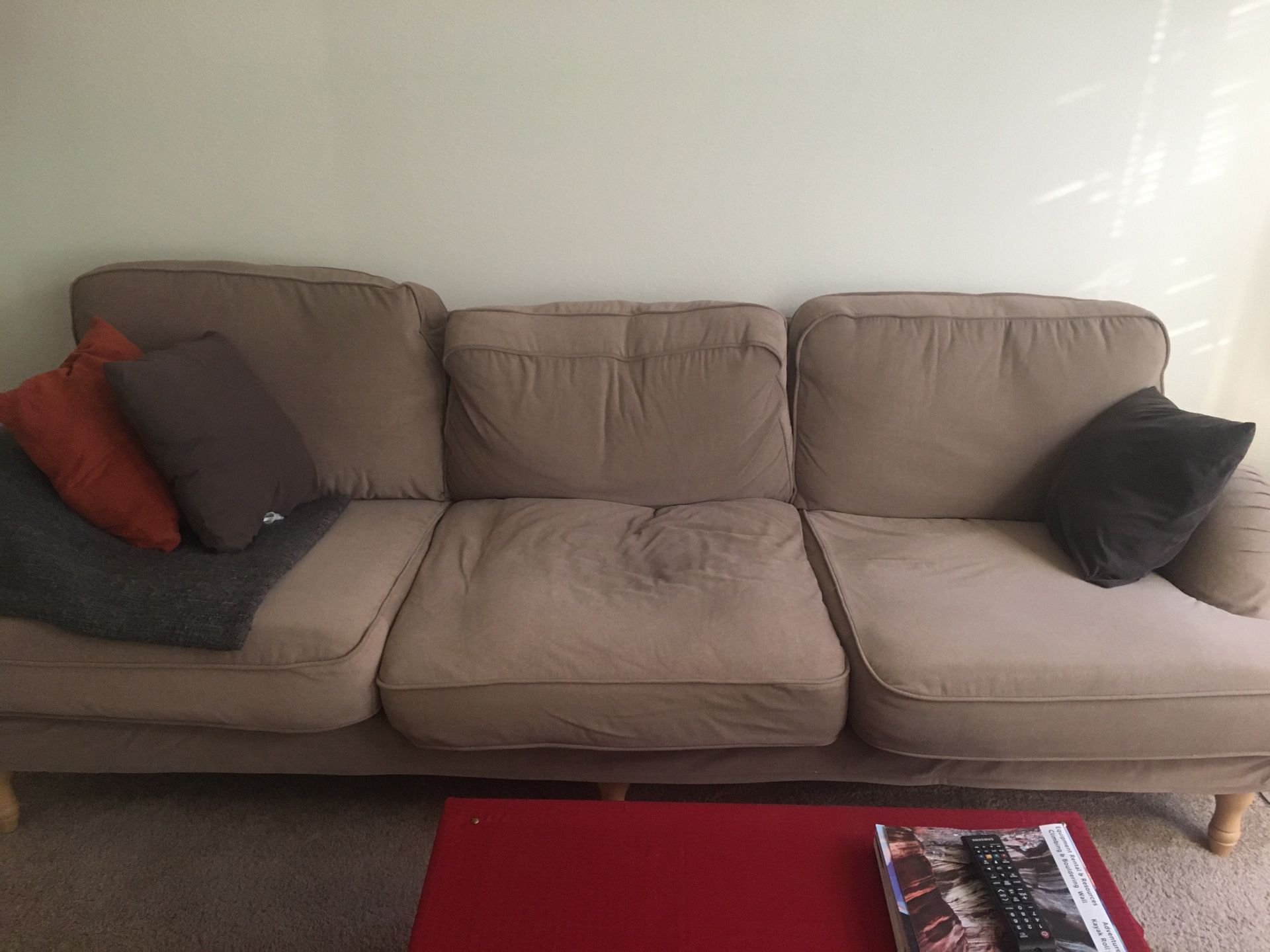 Fabric Sofa Couch (moving out sale)