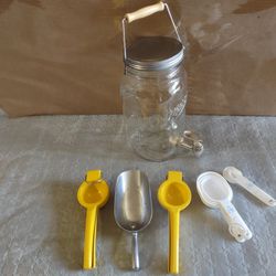 Mason Jar Dispenser, And Extras  Fresh Lemonade Kit
