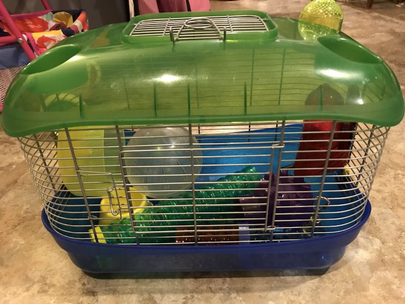 Hamster or Gerbil Cage & extras