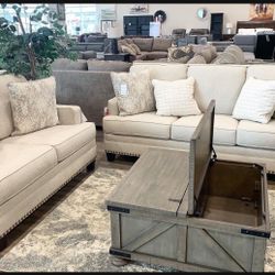 Claredon Soft Living Room Set / Sofa & Loveseat 💥 Brand New 💥 Fastest Delivery 🚚 