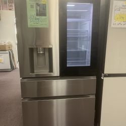 July 4th Promotion! Extra 10% Off Refrigerator, 36’ LG Stainless Steel 4-door New With Scratch 