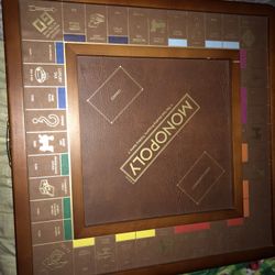 Vintage wooden sale monopoly game
