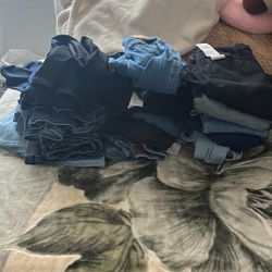 15 pairs flare jeans 