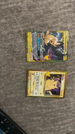 Pikachu & Zekrom GX + Pikachu Pokémon Cards