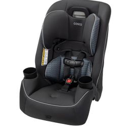 Cosco Kids Easy Elite Slim All-in-One Convertible Car Seat, Infant to Toddler, Unisex, Grey Glyphs