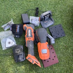 Ridgid Sander And Multi Tool Kit 