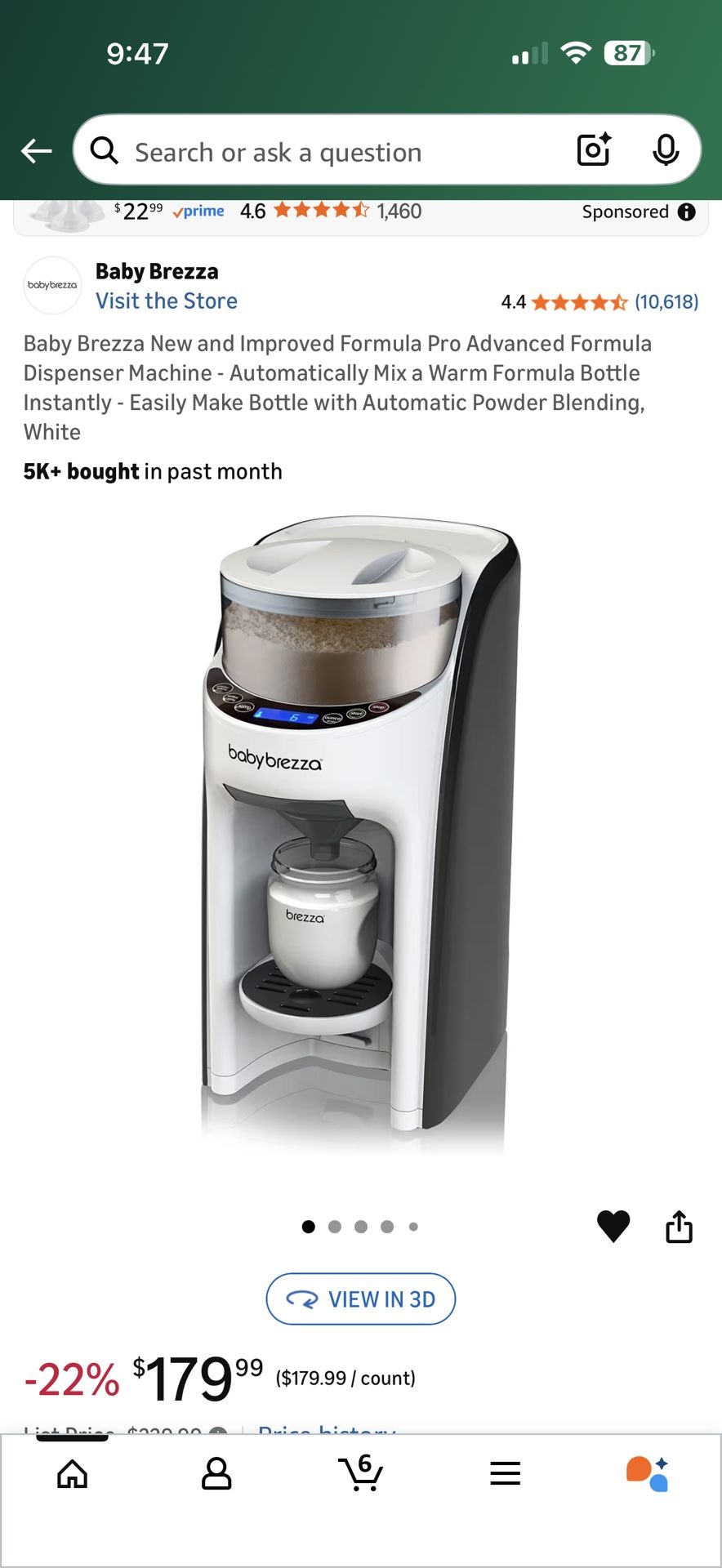 Baby Brezza Formula Pro Advanced – Automatic Formula Maker