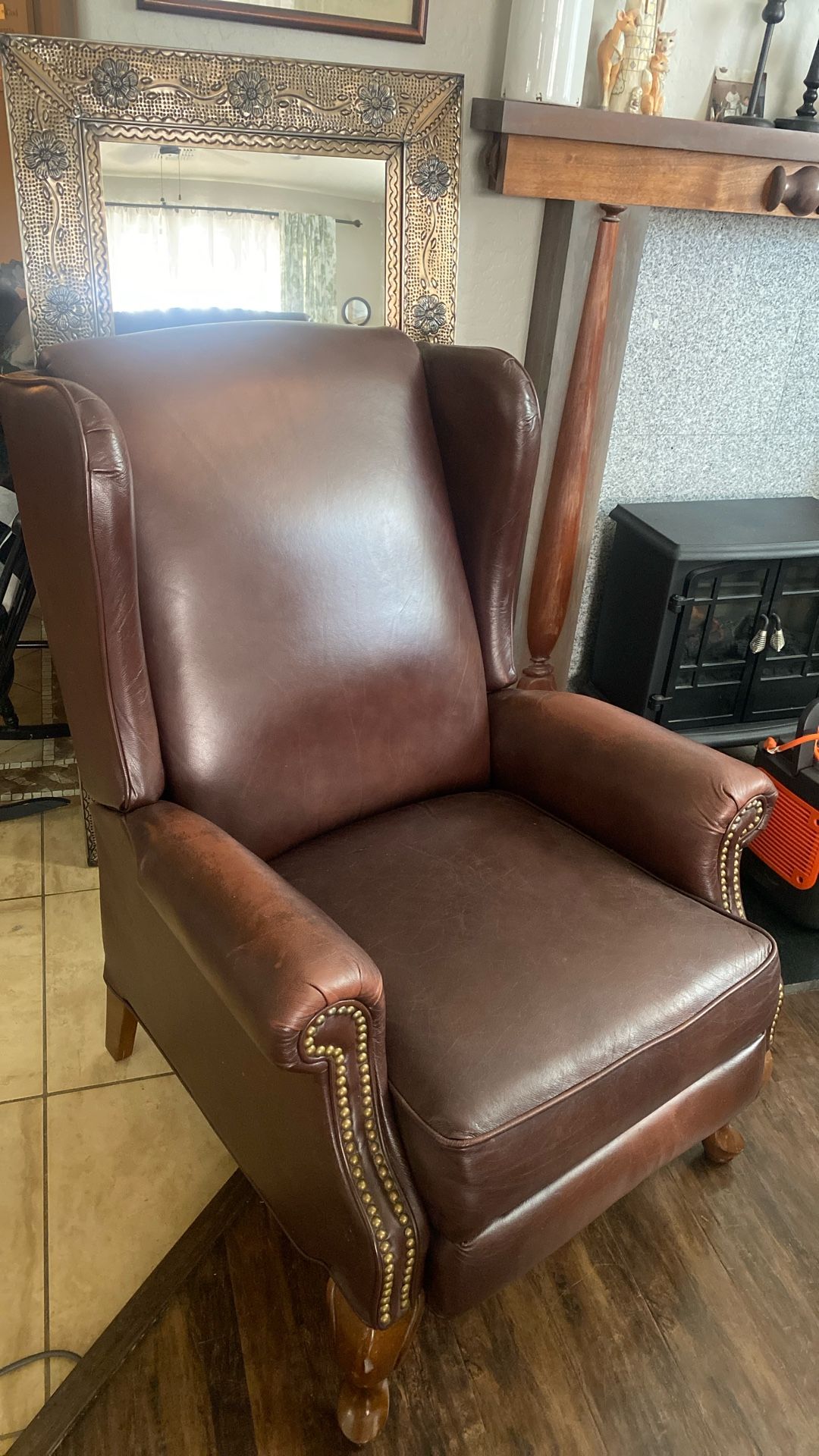 Leather Lazy Boy Recliner