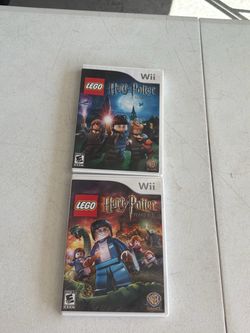 Nintendo Wii LEGO Harry Potter Years 1-4 and 5-7  games lot of 2