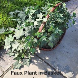 3 Faux Plants In Baskets 2 Faux Trees $20-30 each, Tulare