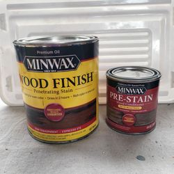 Wood conditioner & wood stain espresso $10 total