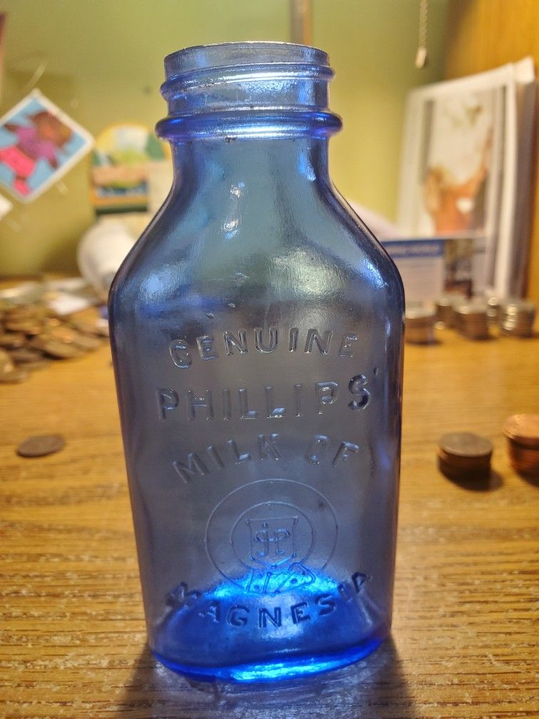 Old Phillips Milk Of Magnesia Bottle