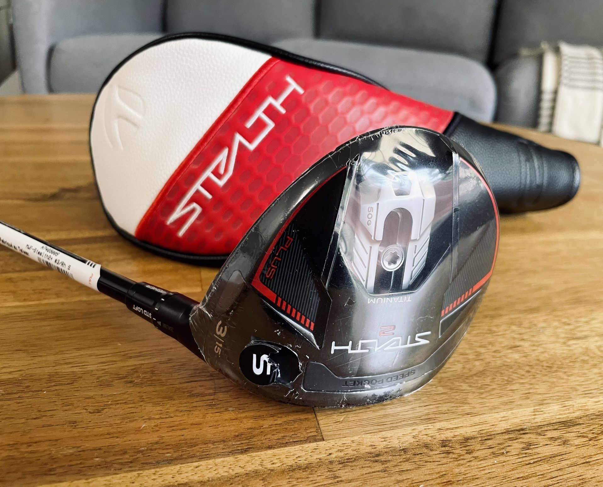 *NEW* TaylorMade Stealth 2 Plus 15* 3 Wood (3W)- Kai'Li Red 75s