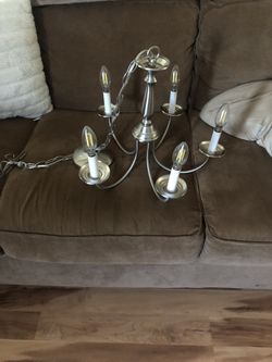 Brushed Nickel Chandelier