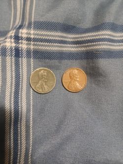 1987 penny. Discolored.I don't know nothing about it