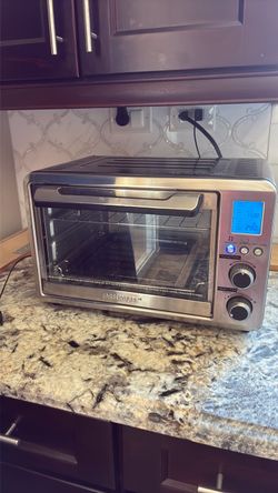 Clean toaster/convection counter oven
