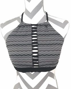 Athleta Chevron Lace-up Bikini Top - Size S