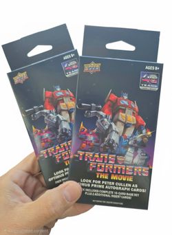 Upper Deck Transformers: The Movie Trading Card Pack 12 Cards 2026 (2packs)
