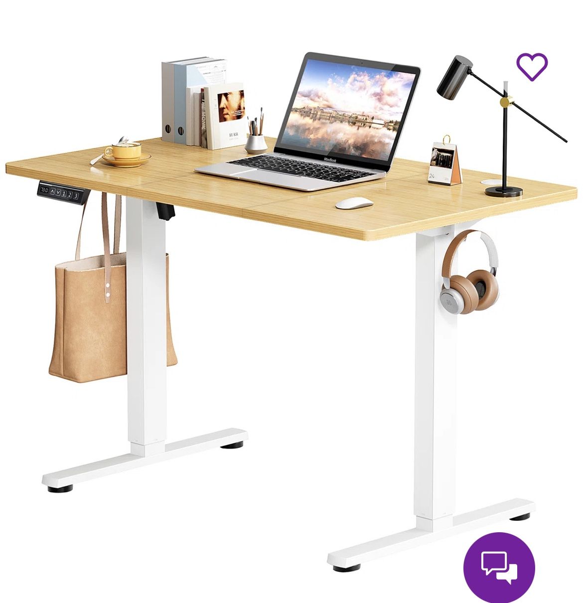 Electric adjustable sanding desk