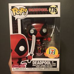 Deadpool in Cake Funko Pop (7-Eleven Exclusive) (Metallic)