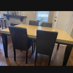 Dining Table Set – Table + 4 Chairs