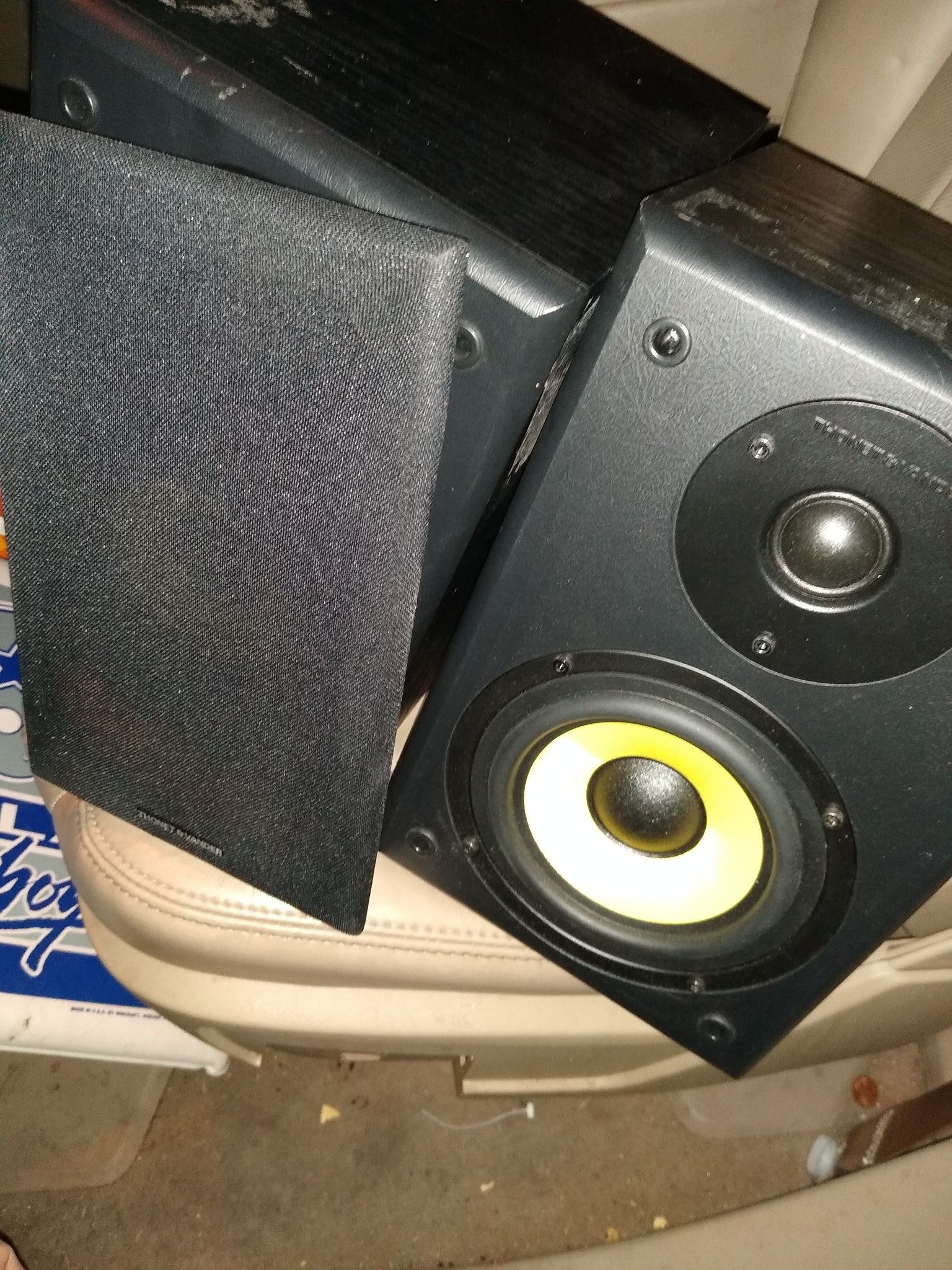 Thonet and Vander 2 piece Bluetooth speaker system