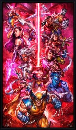 Sideshow Art Print X-Men Vs Magneto