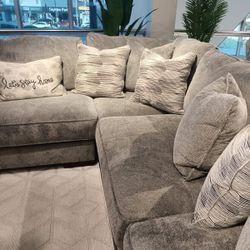 Bayless Smoke 3-Piece Sectional$10 Down Payment And Financing Available