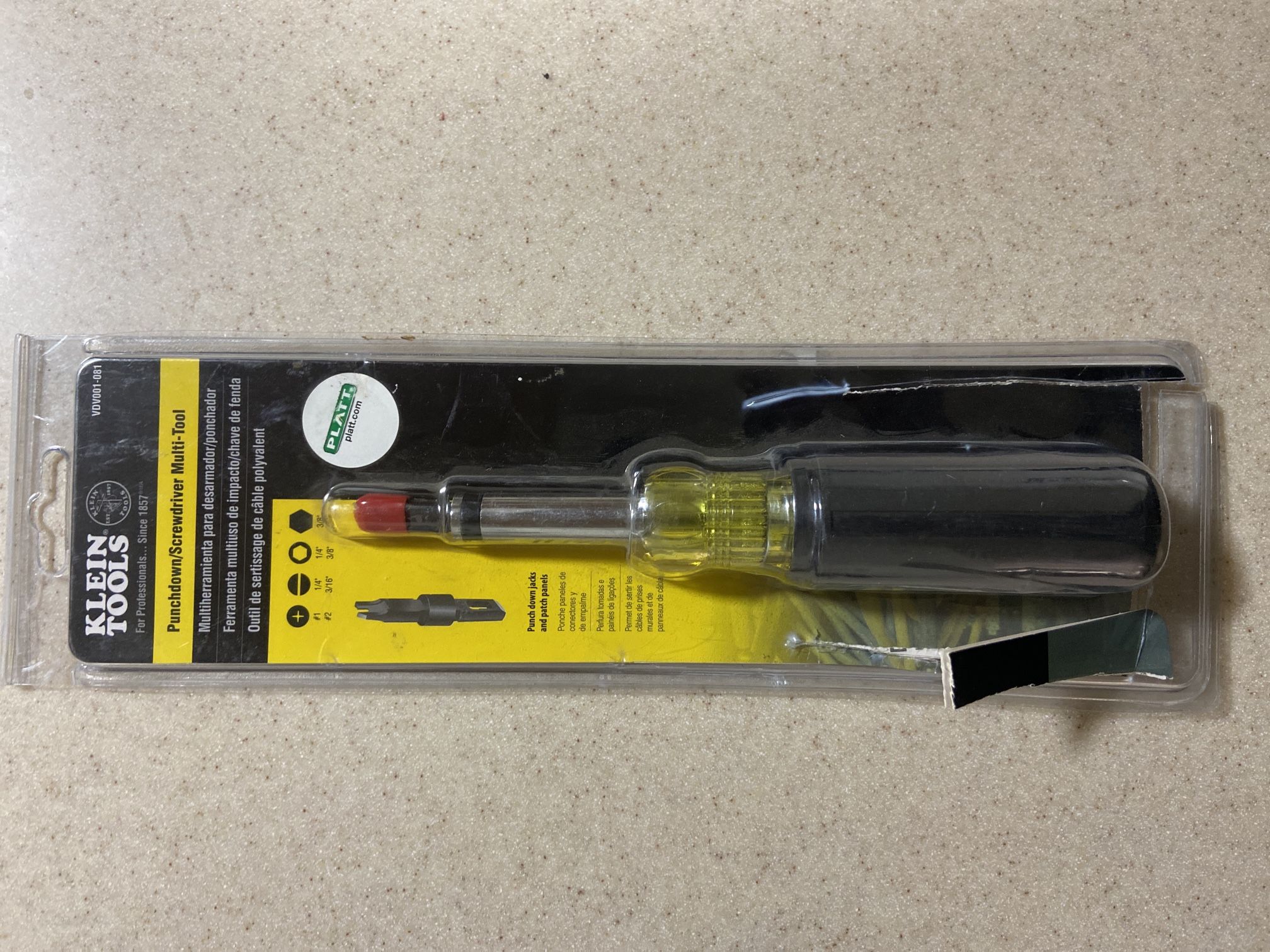 Klein Punch down Screwdriver