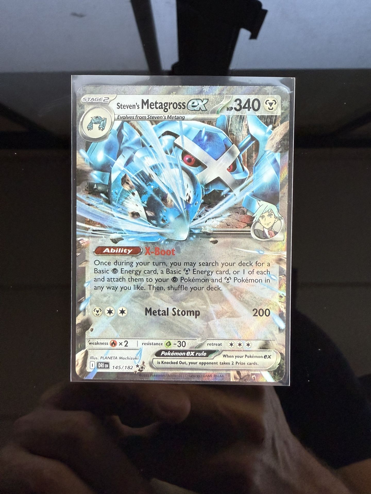 Pokemon Destined Rivals Steven’s Metagross ex