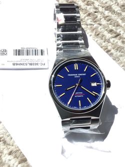 FREDERIC CONSTANT, Highlife ,auto,  full Set, BNIB, 39mm, “Overseas Blue “ integrated bracelet &strap