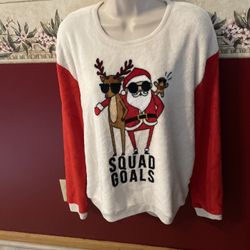 Awake Christmas Fleece Top