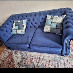 Blue couch