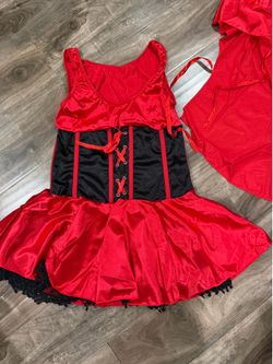 Red riding hood costume adult small new