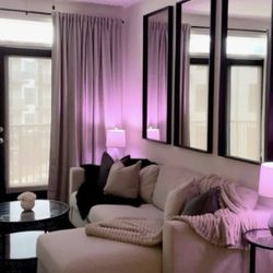 Ivory White Sectional Living Room Furniture 