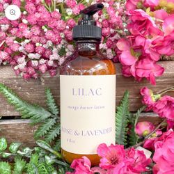 Rose and Lavender Homemade Lilac Lotion