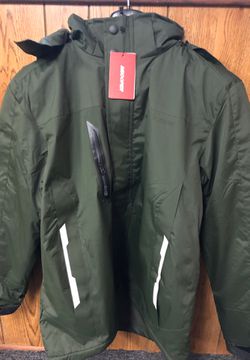 NWT Men’s Waterproof Jacket, Large, Hooded, Miiooper