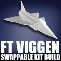 Ft Viggen Jet - flite test speed build kit