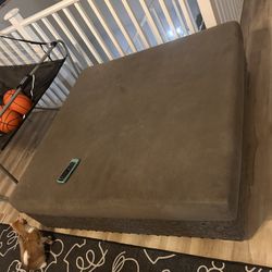 Extra large Gray Ottoman