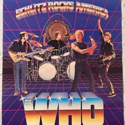 The Who Original 20"x 30" Concert Posters  Schlitz Rocks America