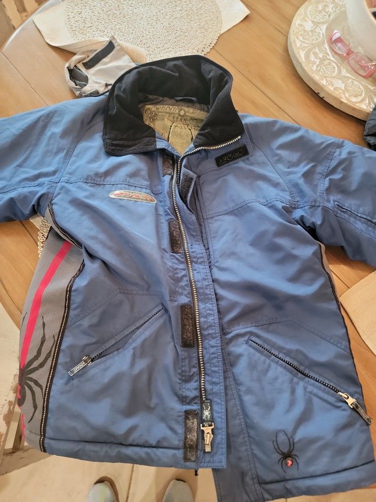 Spyder Ski Jacket BOYS 16 Blue