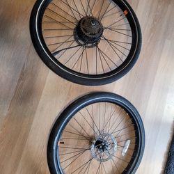 750w Rad 26"Kenda Slicks W/ Hub Motor