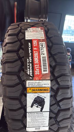 New set of tires 35 1250 20