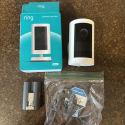 Ring Outdoor Camera Plus. Like new