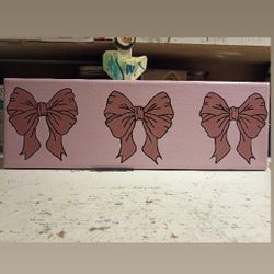 3 Pink Bows